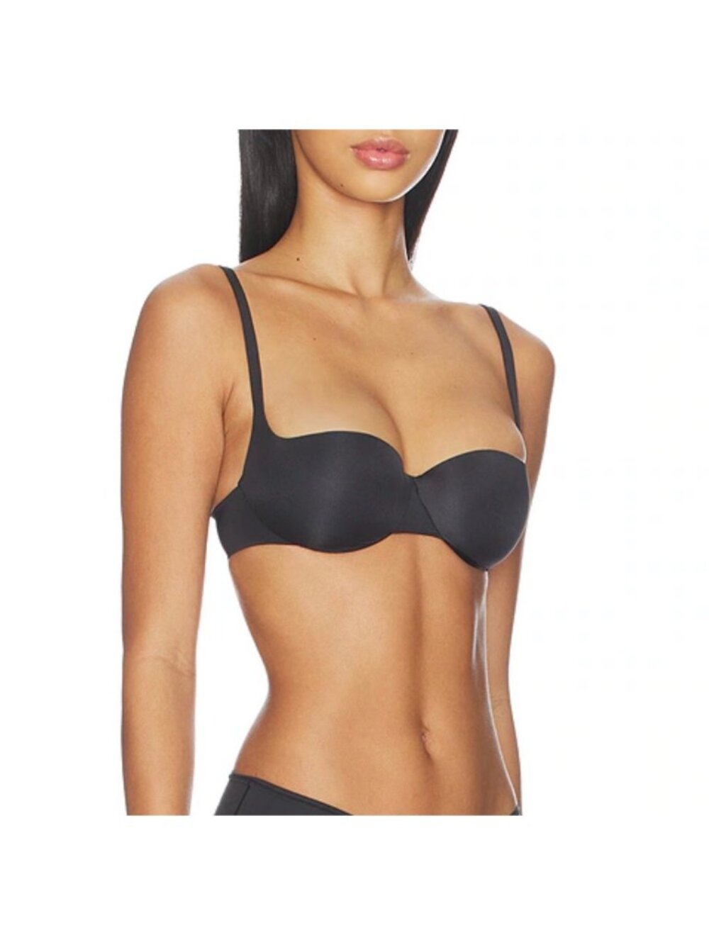 $64 SKIMS ULTIMATE PUSH-UP BALCONETTE BRA ONYX - 36A